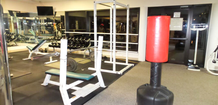 2 bedroom, 2.5 bath condo with community pool and gym