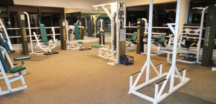 2 bedroom, 2.5 bath condo with community pool and gym