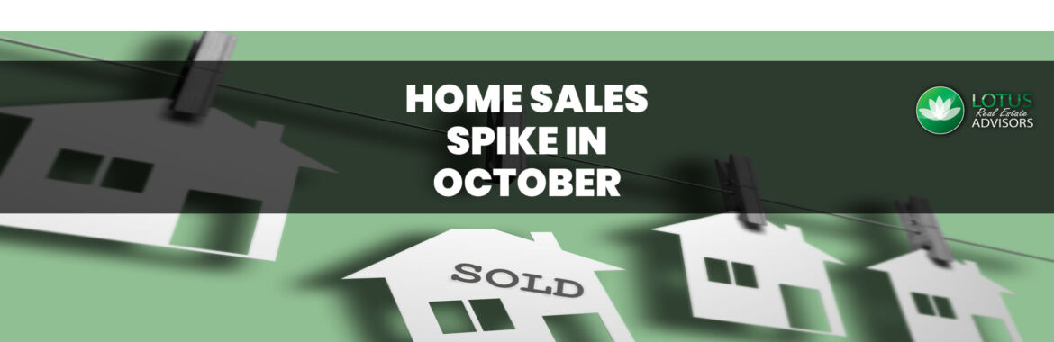 Home Sales Spiked